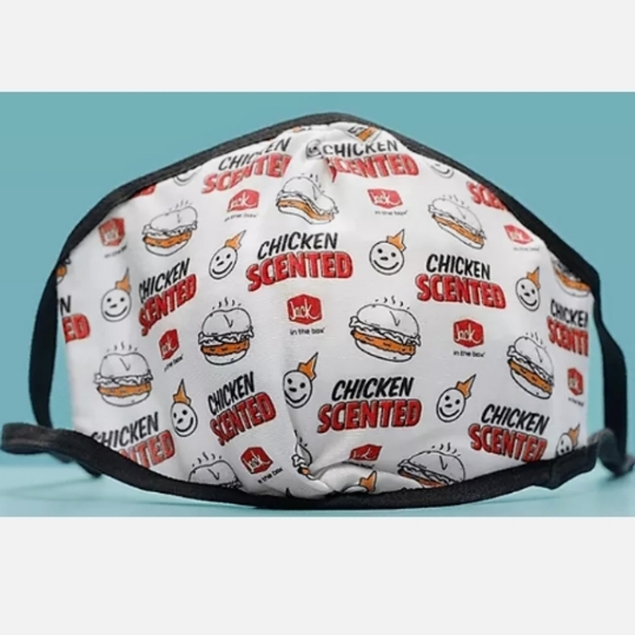 Jack in the Box Chicken Scented Face Mask RARE - Picture 2 of 4